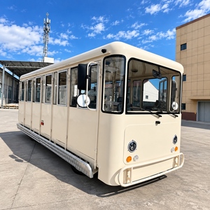 Dorlin Sightseeing-Straßenbahn mit 47 Sitzplätzen, batteriebetriebener Touristenzug für malerische Gebiete und Freizeitparks - Product Image 3