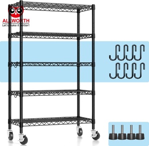 Hot Bán Mạnh Mẽ Màu Đen Sắt <span class=keywords><strong>8</strong></span> Cube Lưới Dây Cube Kệ Dây Kệ Lưu Trữ - Product Image 5