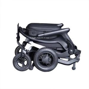 15.9kg léger élégant en Fiber de carbone fauteuil roulant électrique contrôle intelligent application mobile pliant Ariline <span class=keywords><strong>batterie</strong></span> au Lithium-Beiz-08 - Product Image 2