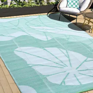 Outdoor Teppich Teppich Wasserdicht RV Outdoor Teppich Große Outdoor Matte-Kunststoff Stroh Wende Teppich Tragbarer Camping Teppich für Patio