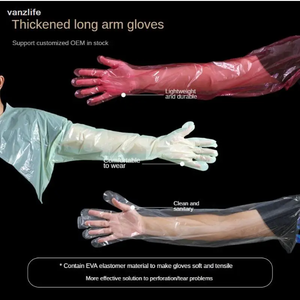 Kits de <span class=keywords><strong>Prueba</strong></span> de Gestación para Vacas, Guantes de Palpación Rectal, Guantes Largos Veterinarios para Inseminación Artificial en Vacas, Guantes Veterinarios - Product Image 6