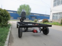 Châssis électrique neuf avec transmission intégrale, batterie 100 kWh, différentiel d'essieu Wenzhou, suralimentation crossover
