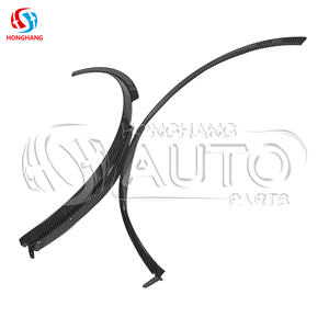 هونغانغ ، شفروليه كورفروليه C8 من ألياف الكربون واسعة الجسم رفرف الملحقات سيارة الجبهة كار الحاجز مشاعل-4 قطع - Product Image 5