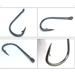 Hameçon simple en acier inoxydable 10884, grand hameçon épais pour la pêche en mer et sur la plage - Product Image 3