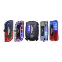 Luz de Hombro LED Roja y Azul Personalizada, Impermeable, con Clip, Luz Estroboscópica de Advertencia para Seguridad Profesional y Servicios de Emergencia