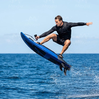 Planche de surf électrique hydrofoil en fibre de carbone étanche, propulsion à jet, panneau haute résistance pour le surf en mer et en eau douce pour adultes