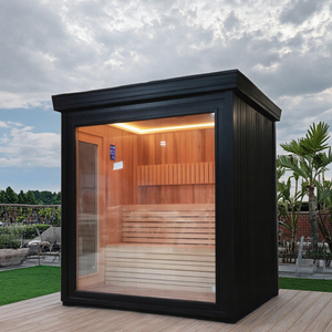 Canadese Hemlock En Redwood Custom Thuis Elektrisch Fornuis Verwarmd Saunaruimte 2-4 Personen Met Bluetooth Speakers - Product Image 2