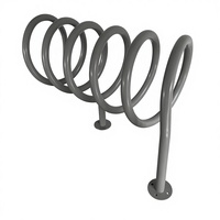 Support à vélos en spirale, support à vélos en métal circulaire, support à vélos en spirale, support à vélos en acier, grand support à vélos