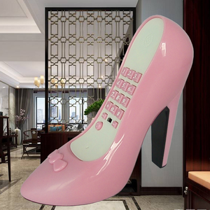 Figura Decorativa con Forma de Zapato de Tacón Alto, Modelo de Teléfono Falso, Linda Decoración para Mesa de Hogar, Regalo para el Día de San Valentín - Product Image 2