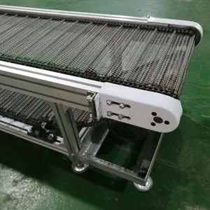 Transportador de cinta de malla de acero inoxidable industrial de alta eficiencia personalizado de fabricante experimentado