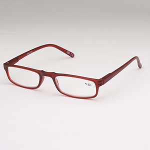 Gafas de lectura rectangulares estrechas, cómodas, de plástico, personalizadas, multicolor, unisex, OEM, modelo RP3910 - Product Image 3