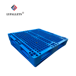 Euro Reversible Grid 1000*1000mm Paletas de plástico de doble cara Entrada de 4 vías para almacenamiento apilable en estanterías - Product Image 3