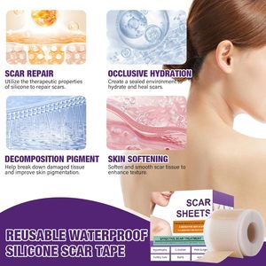 외과 흉터 실리콘 테이프 제거 스트립 안티 복부 폴드 흉터 - Product Image 3