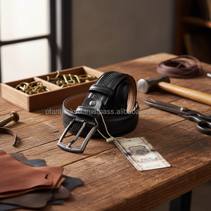 Wholesale <b>Belt</b> for Men, <b>Real</b> <b>Leather</b> <b>Belt</b>, Fashion <b>Belt</b> Gurtel Bandolera Cinturen 100-130 Cm Customized 3.5 Cm AC0328 - Product Image 3