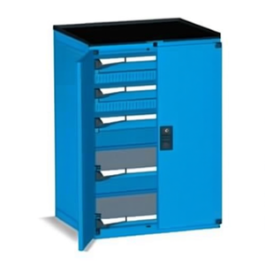Fami Master Key Comfort C0-EH=36X27 <b>Drawer</b> Cabinet 3 <b>Drawers</b> 714x598x1023 Mm Grayish White Ral9002 <b>Tool</b> Storage - Product Image 2