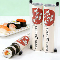 Tube à sushi jetable en papier biodégradable de qualité alimentaire, écologique, imprimé sur mesure, moderne, pour emporter