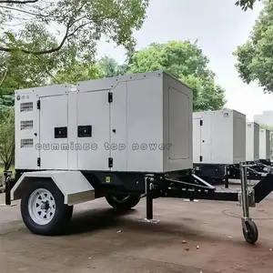New 60hz trailer type 60kw diesel generator set with FAWDE engine