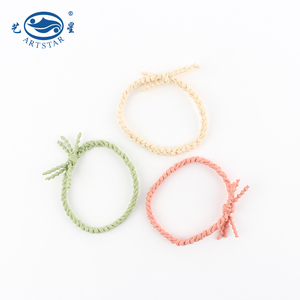 ที่นิยมถักผมเชือกน่ารักสีดำผูกโบว์วงผมยืดหยุ่นขายส่งน่ารักผูกผม - Product Image 5