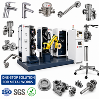 Machine de polissage de métaux avec protection contre les collisions, pour robinets en laiton et pièces métalliques, ponceuse à bande pour usine