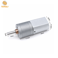 Moteur à engrenages à aimant permanent CC miniature GM20-130 20 mm certifié CE RoHS, OEM/ODM, haute efficacité, pour ventilateur de maison intelligente