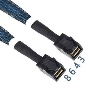 สายเคเบิล LUNG KAY Custom MINI SlimSAS แบบบาง สำหรับเชื่อมต่อ Slim Sas 8i 74 พิน Sff8654 กับพอร์ต SAS HD 2 พอร์ต SFF-8643 สำหรับเชื่อมต่อเซิร์ฟเวอร์ - Product Image 3