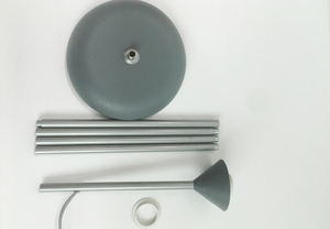 Halogen White Plastic <strong>Lamp</strong> <strong>Shade</strong> Single Pole Minimalist Standing Lighting Decorative Modern <strong>Floor</strong> <strong>Lamp</strong> for Living Room - Product Image 4