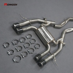 Système d'échappement Valvetronic Catback en stock, performance, tube intermédiaire unique, acier inoxydable 304 pour BMW G8x G80 G82 M3 M4 - Product Image 3