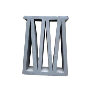 Blocs décoratifs <span class=keywords><strong>de</strong></span> <span class=keywords><strong>briques</strong></span> creuses <span class=keywords><strong>de</strong></span> <span class=keywords><strong>façade</strong></span> grise bon marché pour mur <span class=keywords><strong>de</strong></span> jardin - Product Image 2