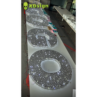 Lettres lumineuses LED personnalisées XDsign, enseigne 3D, ciel étoilé, étanche, certifiées CE, contrôle Bluetooth, décoration publicitaire captivante