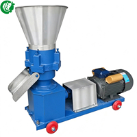 Nouvelle machine à granulés d'aliments automatique 220V 200kg/h pour l'élevage de poulets, poissons, crevettes, moutons et bovins