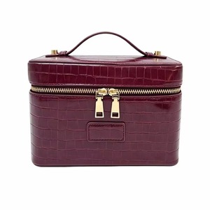Nueva Bolsa de Cosméticos Cuadrada de Cuero PU, Gran Capacidad, Impermeable, Estuche de Maquillaje de Alta Calidad, Bolsa de Almacenamiento de Cosméticos de Viaje - Product Image 3