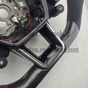 Spot New Products Honeycomb Carbon Alcantara LED Steering Wheel for Audi A3 A4 A5 A6L A8 Q3 Q5 Q7 Q8 TT B9 Car Steering Wheel - Product Image 3