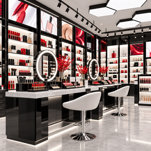 Diseño de Interiores Personalizado de Alta Gama para Tiendas de Cosméticos, Muebles de Exhibición de Maquillaje, Accesorios para Tiendas de Belleza - Product Image 2