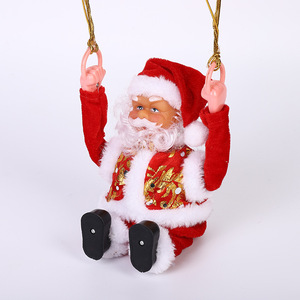 Jouet électrique de parachute de musique de père <span class=keywords><strong>Noël</strong></span> avec le cadeau créatif de poupée de <span class=keywords><strong>Noël</strong></span> de secousse d'<span class=keywords><strong>action</strong></span> de tumbling pour des enfants - Product Image 4