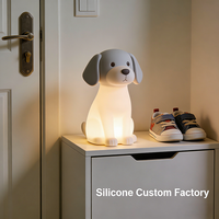 Lámpara Nocturna de Silicona con Activación Táctil, Personalizable, con Forma de Panda, Zorro, Oso o Cualquier Otra Forma, de PAISEN