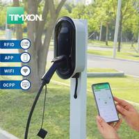 TIMXON Fast Ev Charger Home-use Dynamic Load Balancing Ev Charger Personnalisation 7kW 11kW 22kW Type1 Type2 GBT pour Tesla