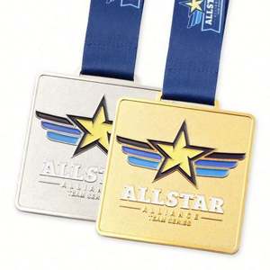 Trousse de présentation 3D en alliage de zinc vierge, personnalisable, économique, pour récompenses en or, pour la course de marathon, le judo, le badminton, le volley-ball, en métal nickelé - Product Image 6