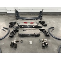 Accessoires de voiture X5M, kit carrosserie en matériau PP ABS pour BMW X5 G05, transformation en style X5M, comprend l'ensemble du pare-chocs avant avec grille
