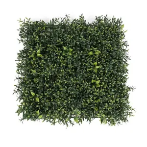 2023 뜨거운 가정 장식 회양목 패널 잔디 벽 플라스틱 잔디 식물 유형 정원 인공 잔디 벽