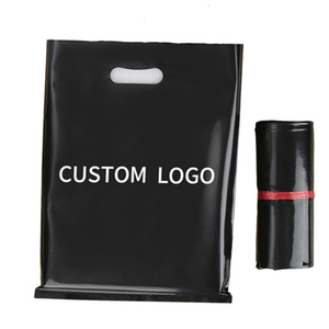 Großhandel benutzer definierte Kunststoff wasserdichte Stoff Einzelhandel Einkaufstasche Luxus bedruckte gestanzte Taschen mit Logo - Product Image 2