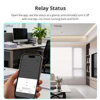 Module d'interrupteur intelligent Zemismart Tuya Zigbee 1 ou 2 voies avec statistiques de consommation, installation dissimulée sans fil neutre, compatible Alexa Google Home