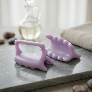 Herramienta Manual de Masaje Corporal, No Eléctrica, Relajante de Tejido Profundo con Textura de Resina Natural, Masajeador para Hombros, Cuello, Yoga y Deportes - Product Image 3