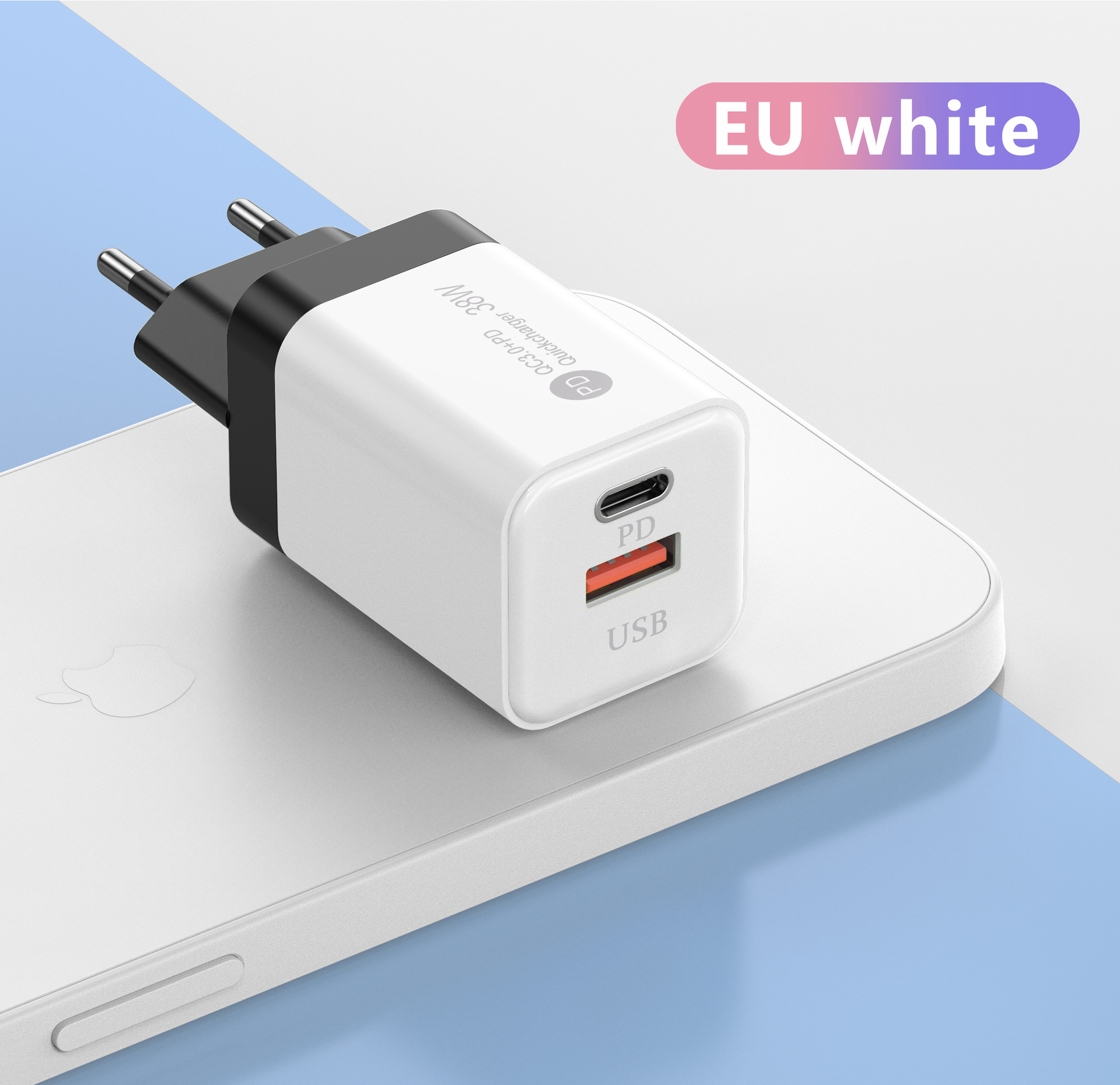 Enchufe europeo - Blanco