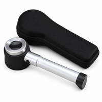 Loupe optique portable à LED pour inspection textile, comptage de fils, impression et contrôle de bijoux