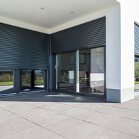 TOMA Volet roulant automatique pour porte Volet roulant Hurricane Volet roulant Design personnalisé Volet profilé en aluminium extrudé d'aluminium