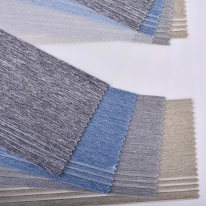 Thiết Kế Mới Tùy Chỉnh 100% Polyester Màu Cửa Sổ Trong Nhà Mù Ngựa Vằn Mù Vải Cho Văn Phòng