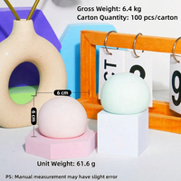 Balle anti-stress Ice Peel DIY, jouet sensoriel à presser et à bruit, personnalisable avec logo