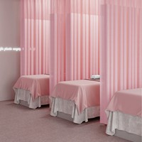 Rideaux de séparation médicaux, rideaux de séparation pour salons de beauté, rideaux d'intimité en forme de U finis en gros
