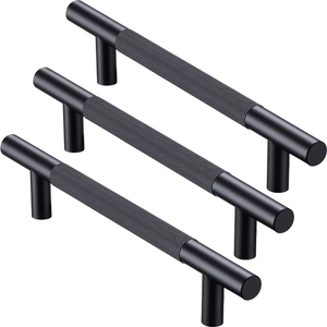 Hardware Hardware Textured Aluminum Alloy Handles Knurled Wardrobe Kitchen Cabinet Drawer Door Pulls Knobs Furniture Handle