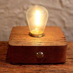 Lámparas de Relieve Talladas en Madera Reutilizables (Luces Nocturnas) para Decoración del Hogar - Product Image 1